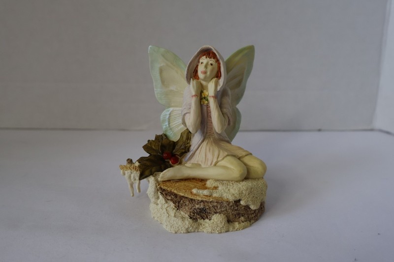 Jenny Oliver Winter Faerie Vintage porcelain figurine from 1994