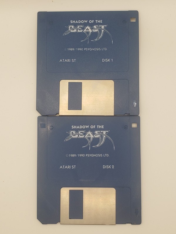 Shadow Of The Beast Psygnosis for Atari ST Game Disks