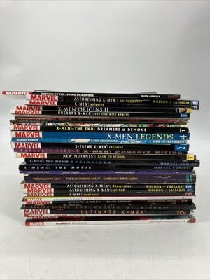 X-men & X titles lot of 29 TPB Cyclops Magneto Wolverine Force Marvel Ships Fast