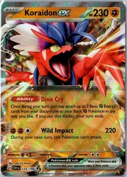 Koraidon ex 125/198 Scarlet & Violet Base Set
