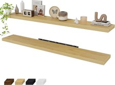 72 Inch Floating Shelves for Wall 2 Pack Shelves for Bedroom Kitchen Bathroom 72