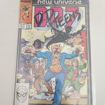 Marvel Comics D.P.7 #16 DP7 New Universe VFN+/Nm (1987) Rare Vol 1 UK Free P&P 