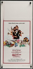 OCTOPUSSY 1983 Original Italian Locandina Movie Poster James Bond Daniel Goozee