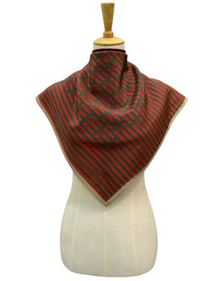 Vintage Karl Lagerfeld Silk Scarf SC012
