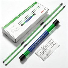 LH90H Golf Alignment Sticks 2 Pack with Impact Tape for Right-Handed green