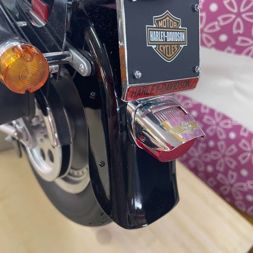 Modellino DeAgostini scala 1/4 Harley Davidson Fatboy 1990 completo assemblato F/S - Foto 2 di 12