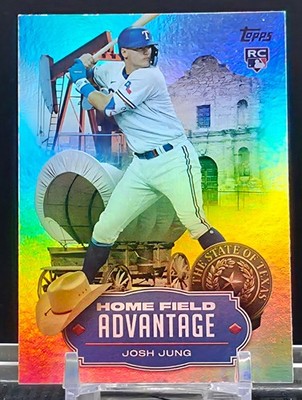 2023 Topps Series 2 Josh Jung Home Field Advantage Insert #HA-16 SP, RC