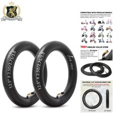 12.5 x 2.5/2.75/3.0 Scooter Inner Tubes with TR87 Stems - 2-Pack