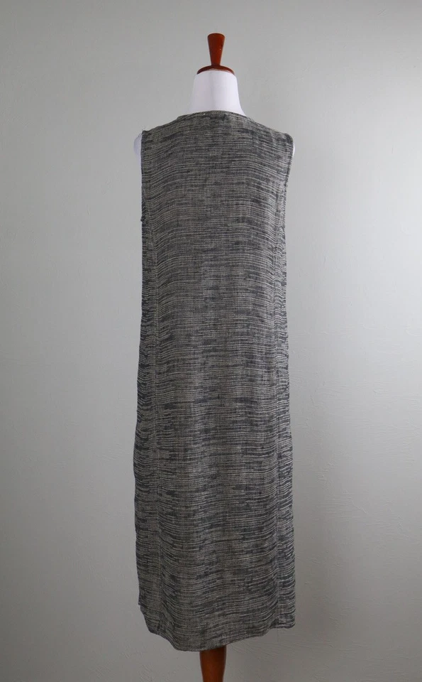 EILEEN FISHER $218 Woven Organic Linen Long Vest Jacket Top Size 2XS / XXS - Image 4 of 4