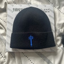 Trapstar Irongate beanie blue T authentic  