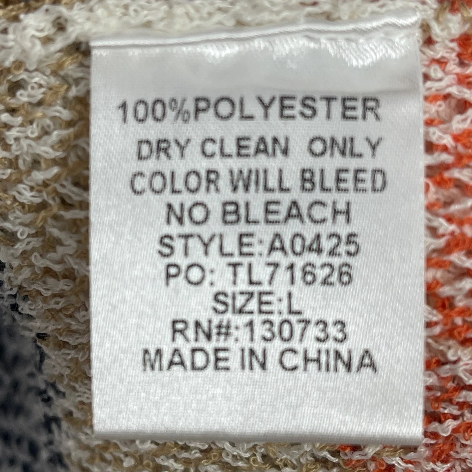 UMGEE Cardigan 女式 Aztec Coquette Boho Western Indie 舒适开放式毛衣 L 码 — 第 4/4 张图片