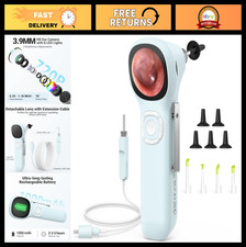 Digital Otoscope with IPS Screen, 720p HD Video Camera for Ear Wax Removal, Ligh