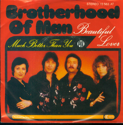 7'' Brotherhood Of Man/Beautiful Lover (D) Cut Out