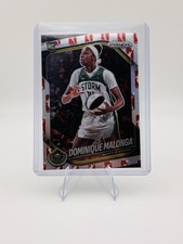 DOMINIQUE MALONGA 2025 PANINI PRIZM WNBA WNBA LOGO RC #116 SEATTLE STORM