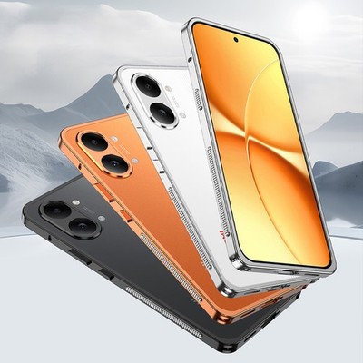 1X For Redmi Turbo 5 Max 4 Pro Metal Bumper Case +Camera Lens Protection