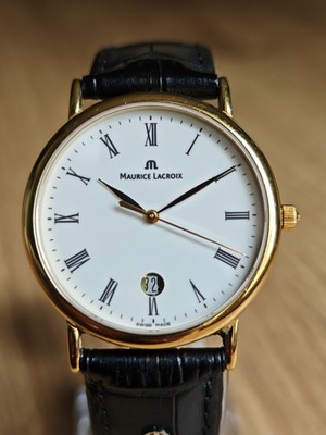  Maurice Lacroix Ultra-Slim Dress Watch -AD33020 - Gold Plated - Swiss Made