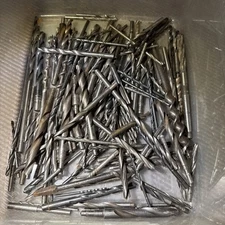 Vintage Drillbits All Sizes (130) From Metal To Wood Working. Grandpa Old Tools
