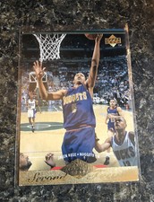Jalen Rose 95-96 Upper Deck Gold insert card Denver Nuggets ALL ROOKIE TEAM