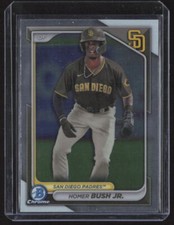 2024 Bowman #BCP-87 Homer Bush Jr. Chrome Prospects