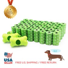 EcoJeannie Wholesale 800-Count 40 Rolls Dog Poop Bags With Two Dispensers