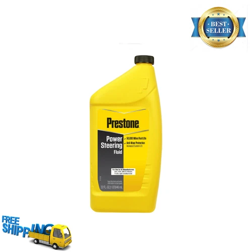 Prestone Universal Power Steering Fluid - 32 fl oz - Anti-Wear, 50,000 Mile, 1PK