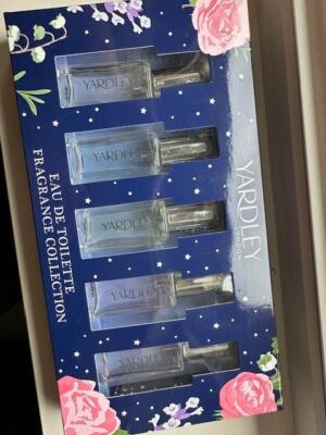 NIB Yardley London EDT English Flower Fragrance Collection 5 x 10 mL