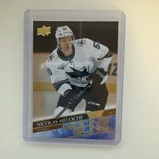 2020-21 Upper Deck Young Guns Silver Foil Nicolas Meloche #463 Rookie RC