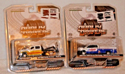 LOT OF 2 - GREENLIGHT HOLLYWOOD 1/64 SCALE - DUALLY DRIVERS BOTH 1 BID ...