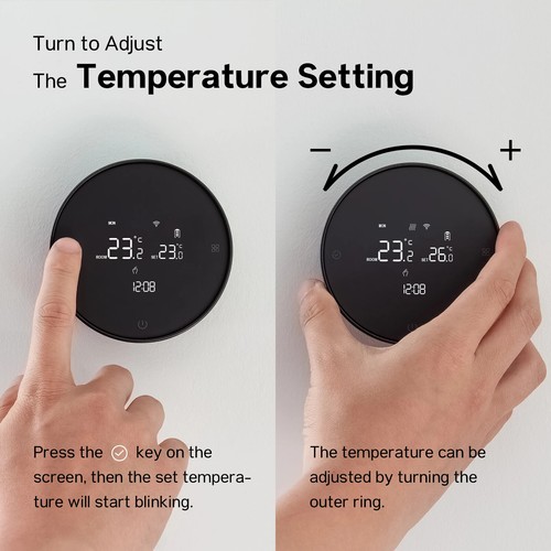 Smart Wireless Thermostat Gas Boiler WiFi Thermostats Actuator Heating Control