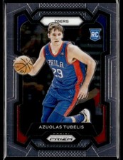 2023-24 Panini Prizm Azuolas Tubelis RC #283 Philadelphia 76ers
