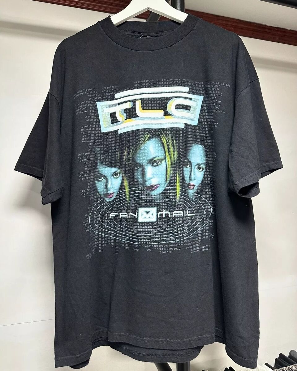 TLC 90s Fan X Mail Rare Graphic Black Short Sleeve Unisex TLC 90s Fan X Mail Rare Graphic Black Short Sleeve Unisex