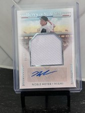 2024 Panini Boys of Summer Baseball Prospect Jumbo Patch Auto Noble Meyer /99