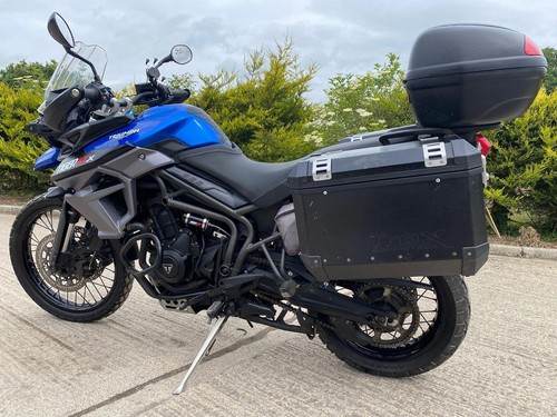 2015 65 TRIUMPH TIGER 800 XCX BLUE FULL LUGGAGE ABS ENDURO ADVENTURE TOURER - Picture 5 of 18
