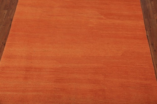 Luxuriöser Gabbeh solides Design moderner Wollteppich - brandneu 4x6 Fuß - Bild 4 von 18