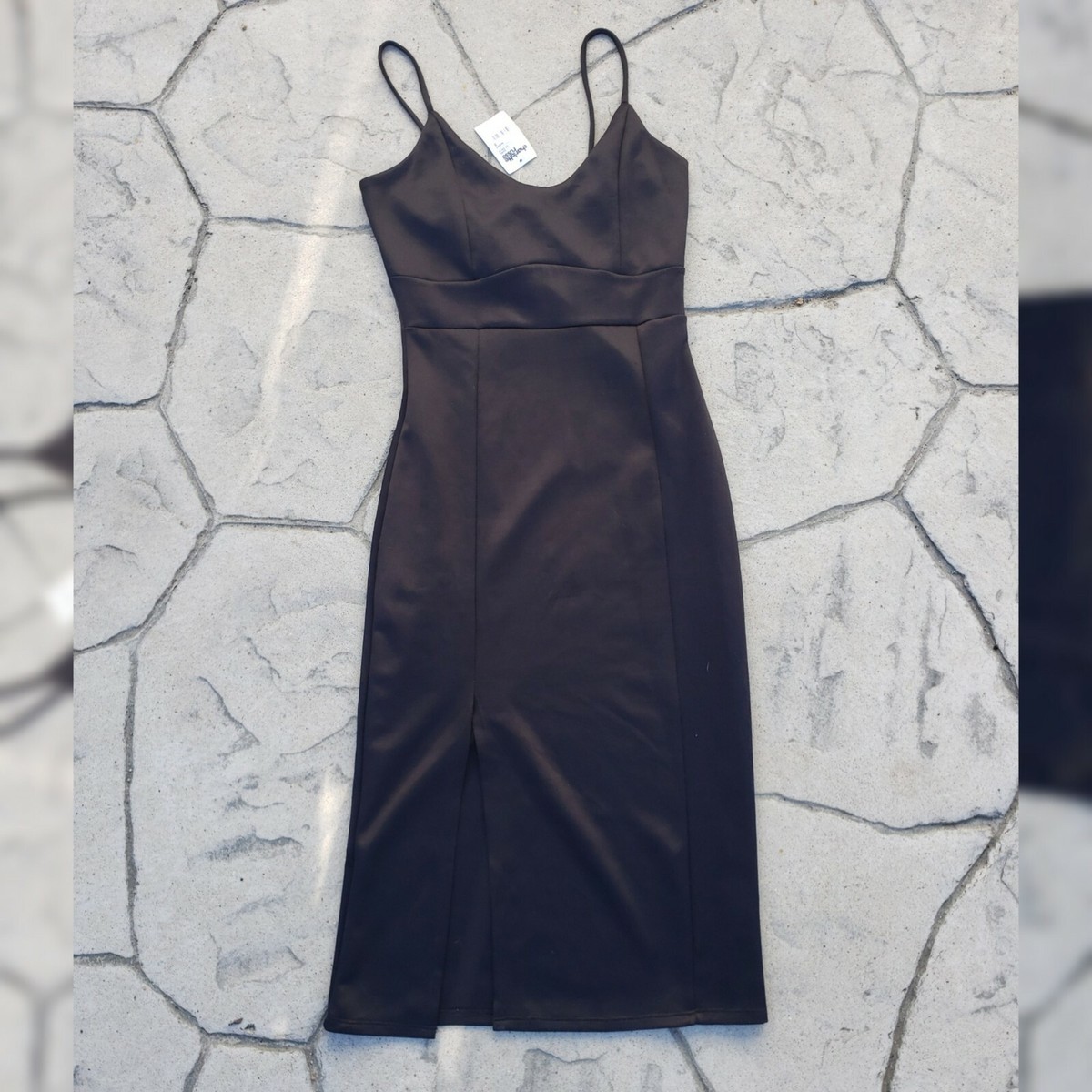 little black dress charlotte russe RIXO Meg Leopard Midi Polka Dot main image 1