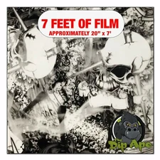 Hydrographic film Ex-Calibur Skulls hydro dipping 7' x 20" hydro dip