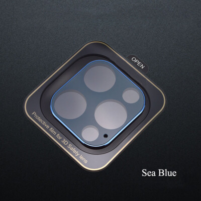 Metal+Tempered Glass For iPhone 12 Pro Max Mini Back  Camera Lens Protector Case