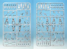 Oathmark - OAKP305 - Elf Heavy Infantry - 1 SPRUE - 5 FIGURES - Frostgrave D&D