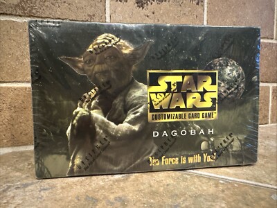 Star Wars CCG Dagobah Limited Black Border Booster Box Sealed DECIPHER NEW BB