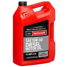 Motorcraft 5 Qts 15w-40 Diesel Oil For Ford Super Duty 7.3l6.0l6.7l