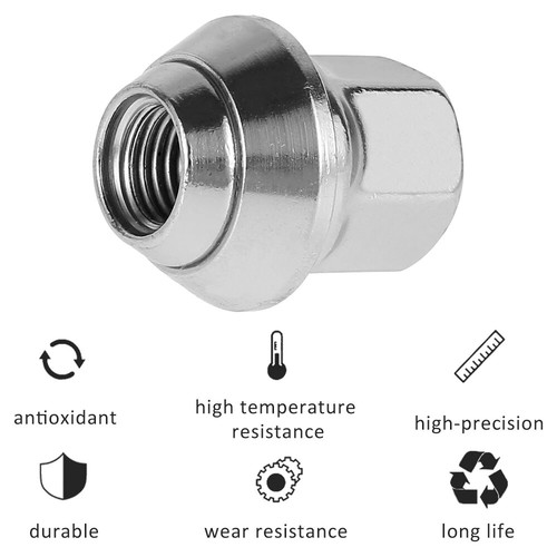 ALLOY WHEEL NUTS FOR FORD FOCUS MK1 MK2 MK3 ST RS M12 X 1.5 19MM BOLT