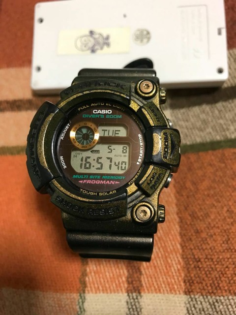 Casio G Shock Gw 200gm 9jf Frogman White Tiger Oriental Taste