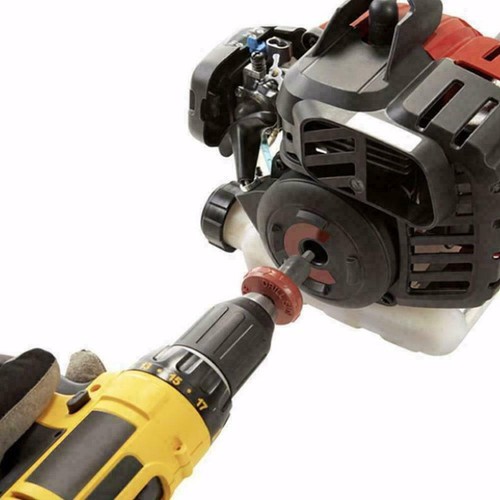 Engine Starter Jump Start Electric Drill Bit Adapter Blower Tool For Gas W0U5 - Picture 6 of 12
