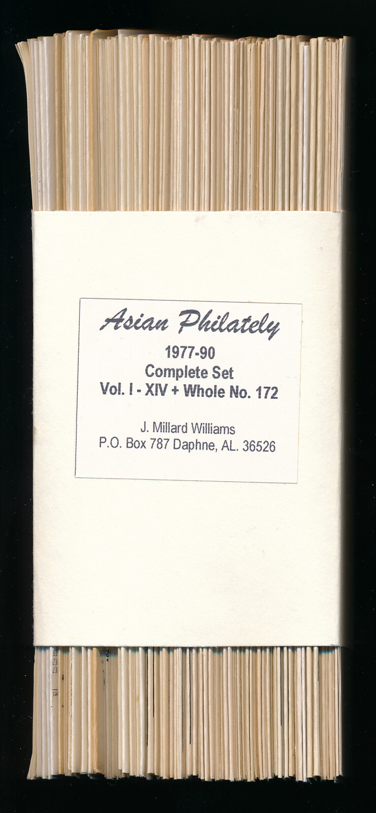 Asian Philately Newsletter 1977-90 Complete Set Vol. 1-14 China Chinese Stamps