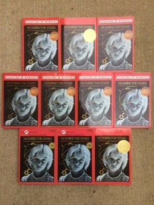 Number the Stars class set Lois Lowry Newbery guided reading lot 10 PB