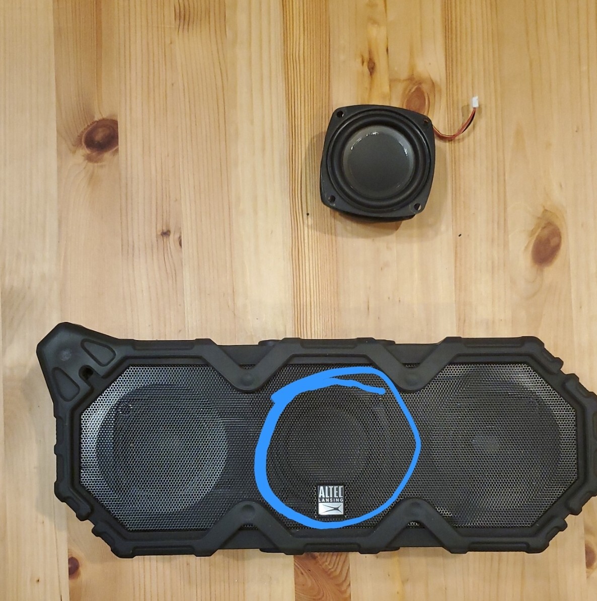 Replacement Middle Bass Speaker Altec Lansing Super LifeJacket