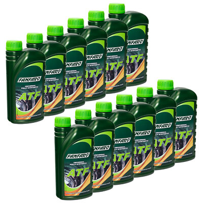 FANFARO ATF 12x 1 Liter Universal Synthetic Getriebeöl Dexron II III IV Getriebe