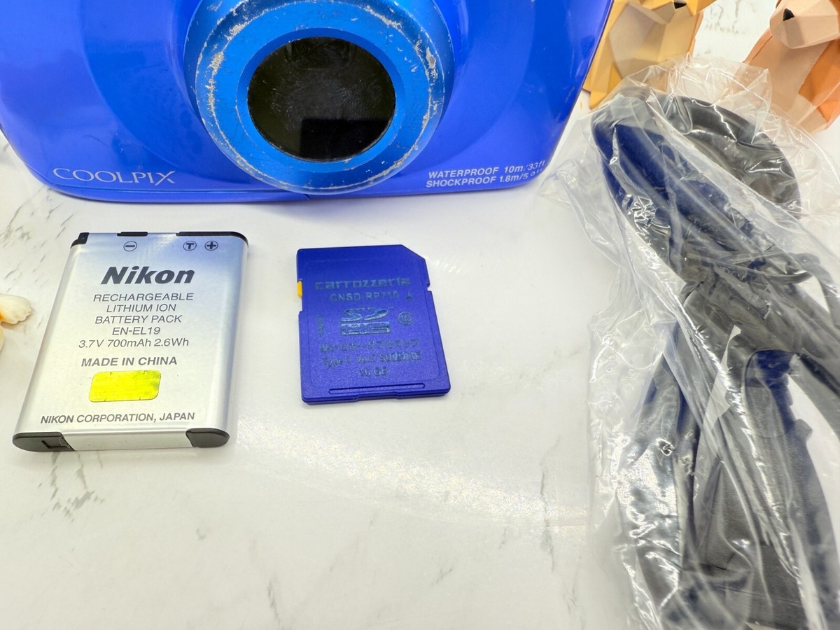 Nikon Coolpix W100 Digital Camera - blue From Japan #d1039 Nikon Coolpix W100 Digital Camera - blue From Japan #d1039