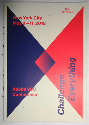 10th Jährliche Adobe 99U Konferenz - Challenge Everything - Souvenir