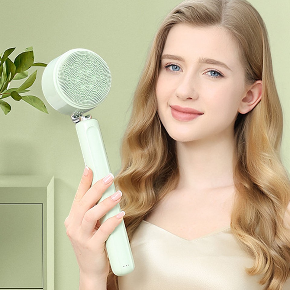 Electric Shower Body Brush IPX7 Waterproof Electric Body Bath Brush For